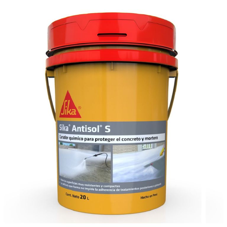 Curador de Concreto Líquido Sika Antisol S x 20L Sika