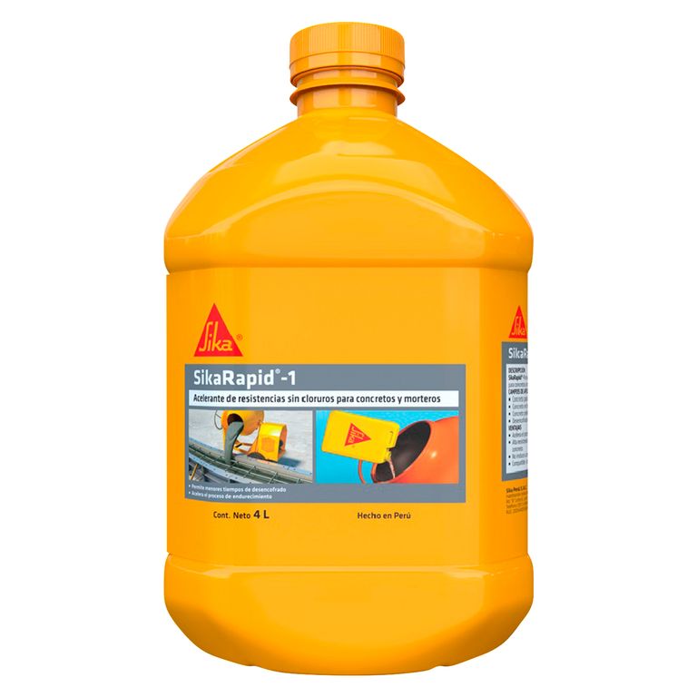 Acelerante de Fragua para Concreto y Mortero Sikarapid-1 4L Sika