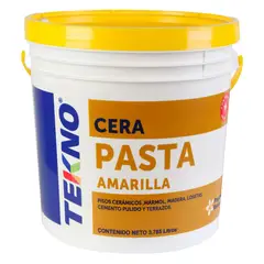 TEKNO - Cera Para Piso Crema Floral 3.78 L