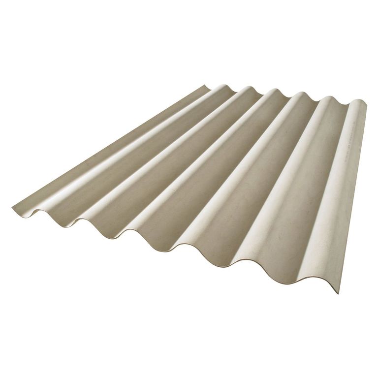 Techo Fibrocemento Gran Onda 1.1x3.05mx5mm Eternit