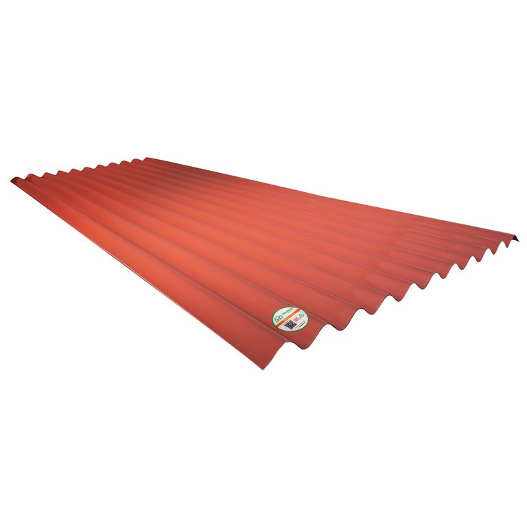 Techo de Polipropileno O100 1.1x3.05x1.2mm Fibraforte Rojo
