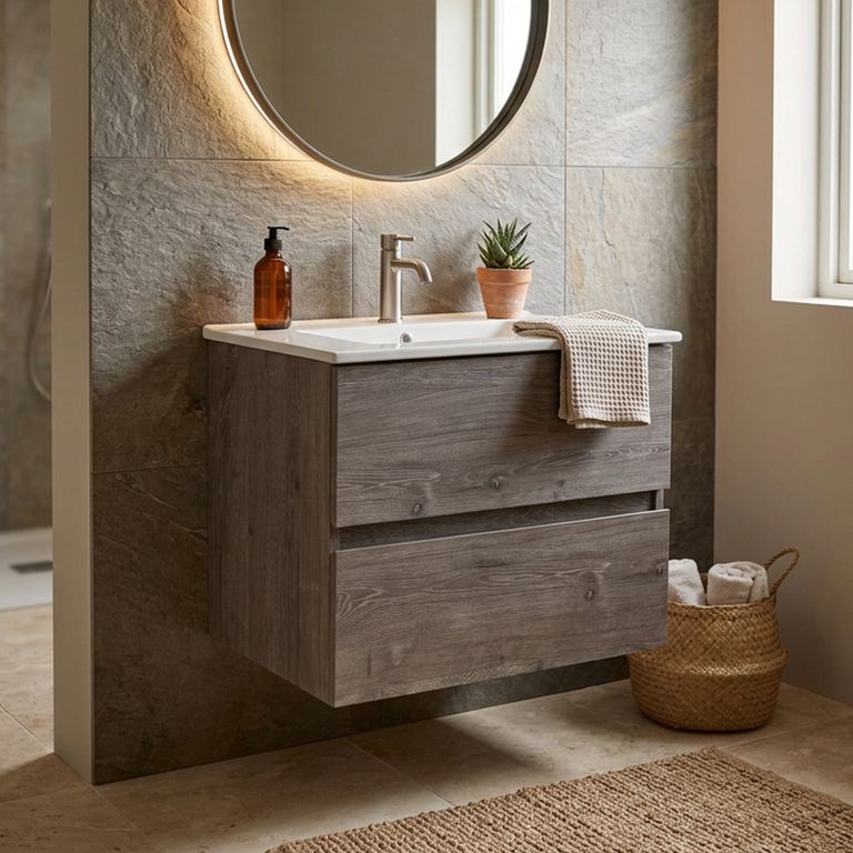 Mueble de Baño Aspen 2 cajones 62cm