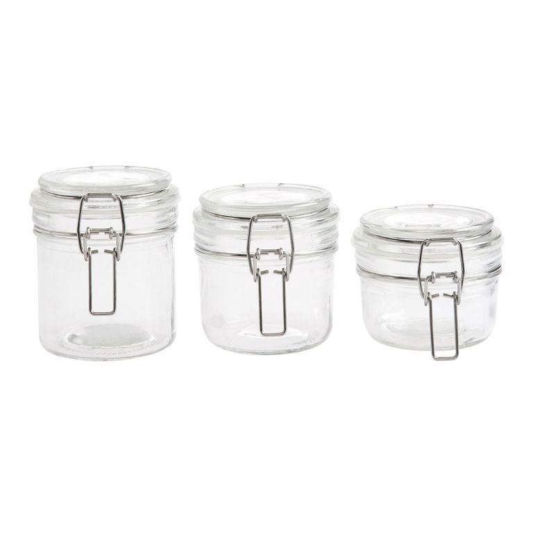 Set x 3 Frascos de Vidrio 100/145/215ml