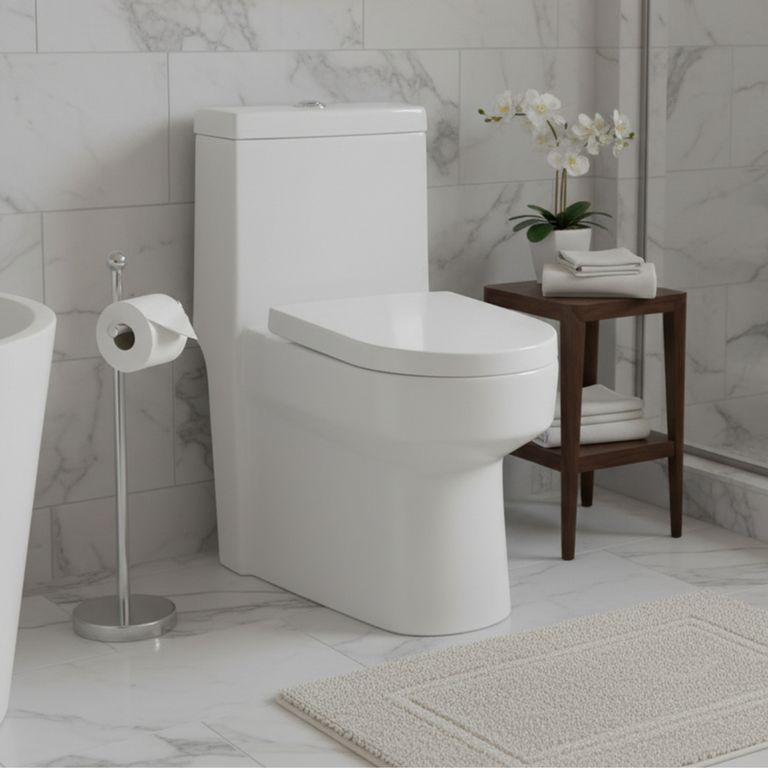 WC Inodoro One Piece Vittoria Blanco