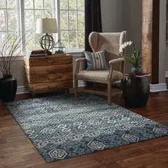 JUST HOME COLLECTION - Alfombra Rectangular Azul Calgary Blue 120x170cm