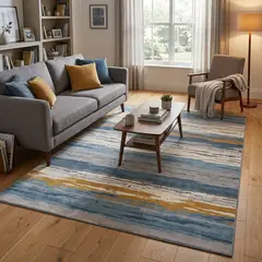 JUST HOME COLLECTION - Alfombra Rectangular Castillo Lineas 160x235cm