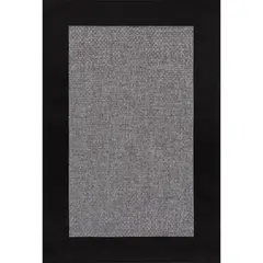 JUST HOME COLLECTION - Alfombra Rectangular Negro Scandic Borde