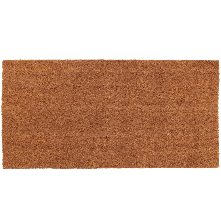 Limpiapiés Rectangular Coco Natural 60x120cm Café