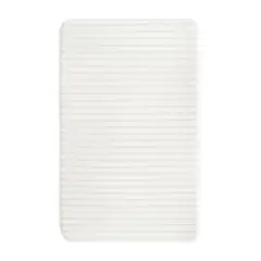 JUST HOME COLLECTION - Piso de Baño Rectangular Performance 43x61cm Blanco