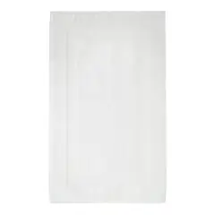 JUST HOME COLLECTION - Piso de Baño Rectangular Algodón Signature 50x80cm Blanco