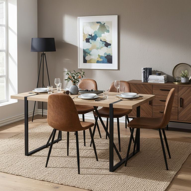 Juego de Comedor 4 Sillas Vexa