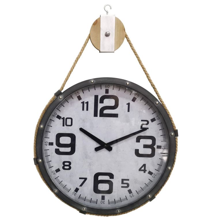 Reloj de Pared Big Number 42x60cm Negro