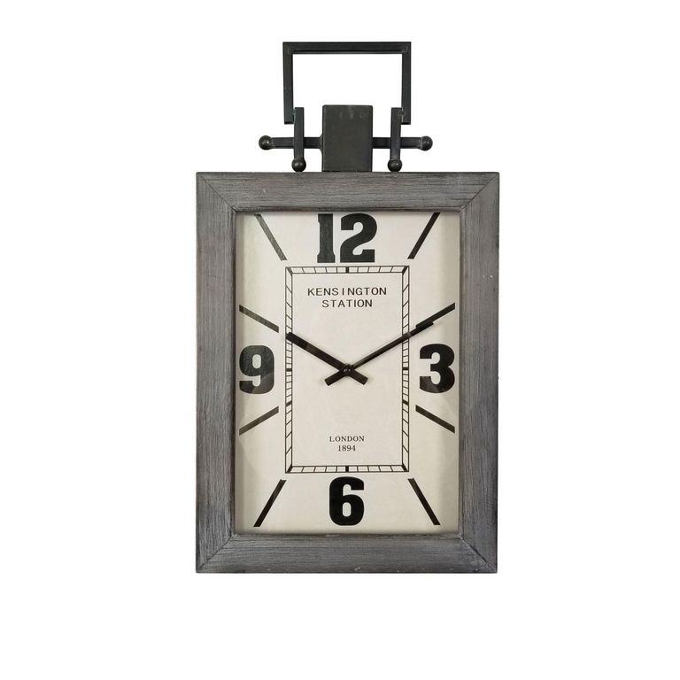 Reloj de Pared Recta London 30x53cm Gris