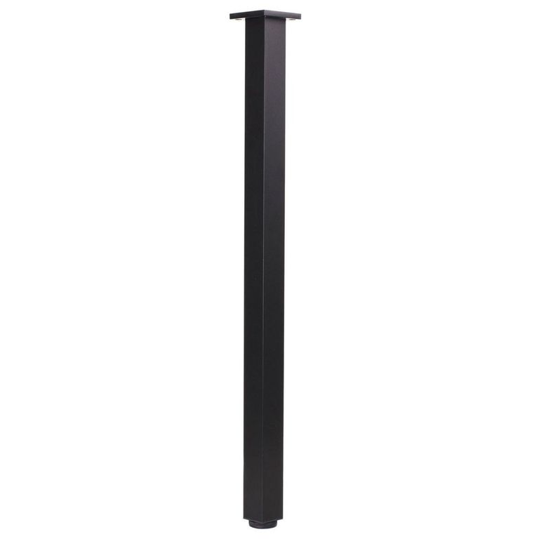 Patas para Muebles de Aluminio Negro 40x710 mm