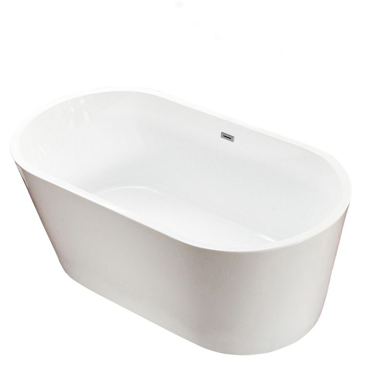 Tina Freestanding de Baño Acrílico Ovalada 148x75x57cm