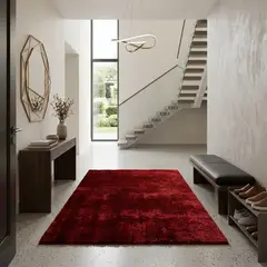 JUST HOME COLLECTION - Alfombra Rectangular Rojo Confetti 140x200cm
