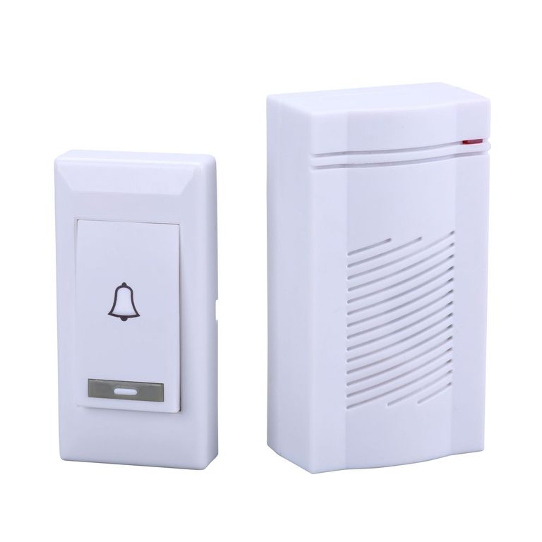 Timbre Inalámbrico Pila 1 Pulsador 1 Amplificador