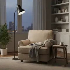 JUST HOME COLLECTION - Lámpara de Pie Clasiz 1L E27