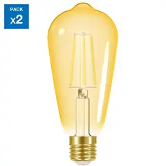 DAIRU - Pack 2 Focos LED ST64 E27