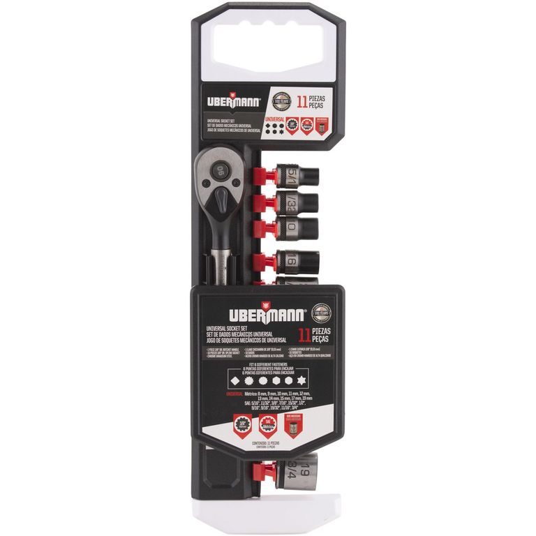 Set Ratchet Ubermann 3/8 11 Piezas