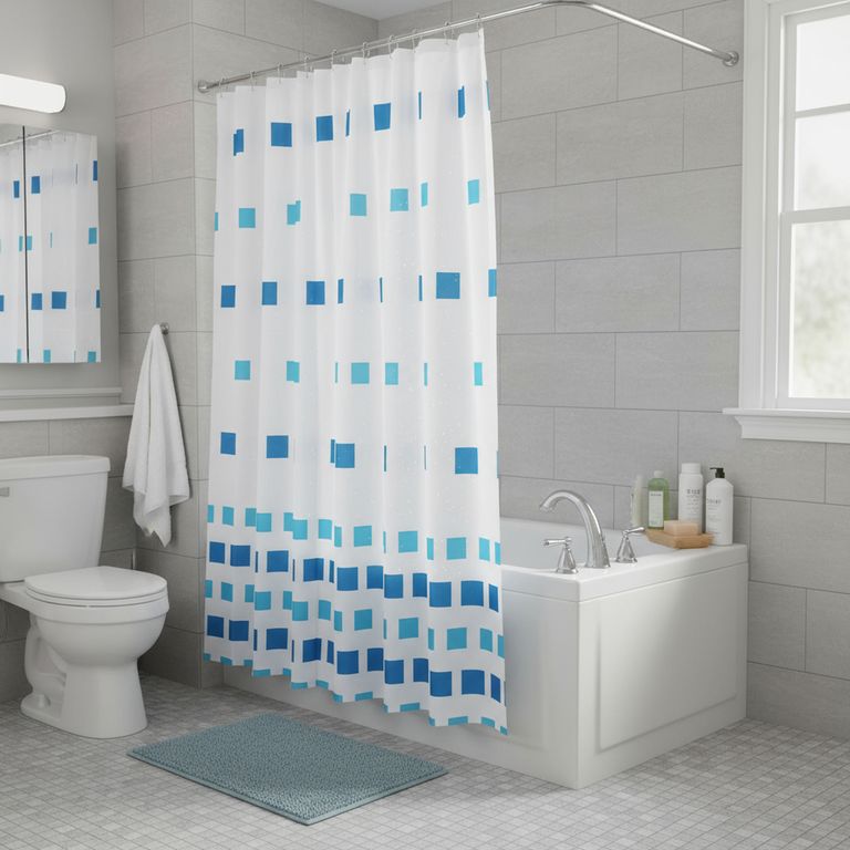 Cortina de Baño Mosaico 178x180cm