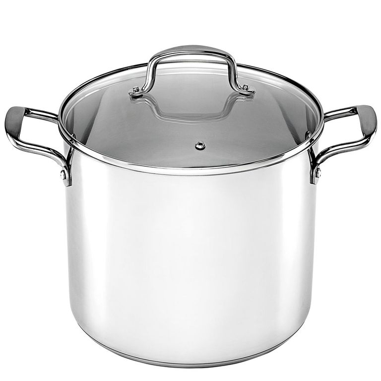 Olla Inoxidable Tapa de Vidrio 26cm