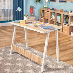 JUST HOME COLLECTION - Escritorio Blanco Roble Melamina Pepe