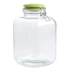 JUST HOME COLLECTION - Frasco de Vidrio 4.1L con Tapa Cer Verde