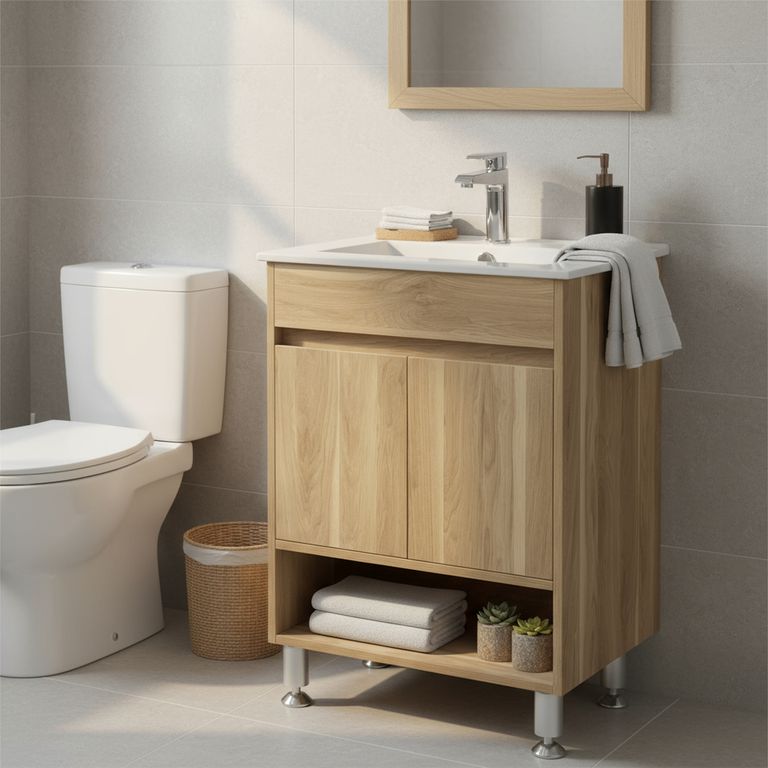 Mueble de Baño Lavamanos Amaretto 46x60x85cm