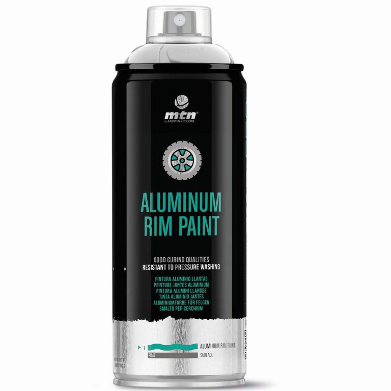 Spray Pintura Aluminio Mate Llantas 400ml