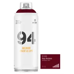 MONTANA COLORS - Pintura en Spray MTN 94 Rojo 400ml