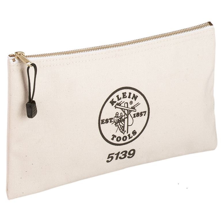 Bolsa de lona con cremallera
