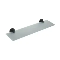 SENSI DACQUA - Repisa Vidrio Chicago Negro Mate