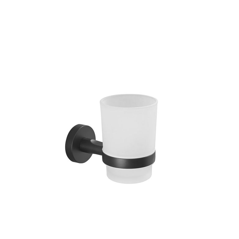 Porta Vaso Chicago Negro Mate