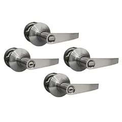 FIXSER - Cerradura de Manija Baño Propack 4 Unidades