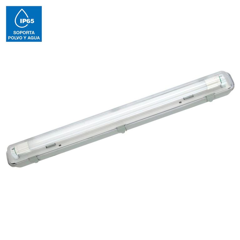 Hermético LED Luz Fría 60cm 2x11W