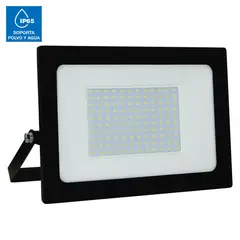 HALUX - Reflector Luz Cálida Negro 100W