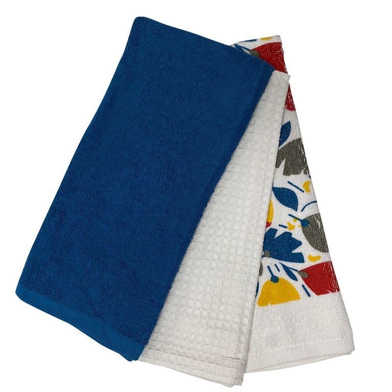 Set x 3 Paños de Cocina Algodón