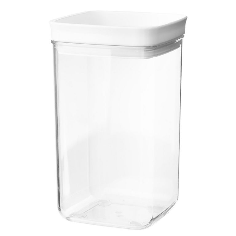 Contenedor Hermético Cuadrado de Plástico 1L