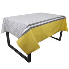JUST HOME COLLECTION - Mantel Antifluidos Amarillo 160x230cm