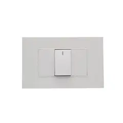 HALUX - Conmutador Simple Cygnus Blanco