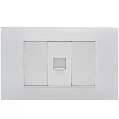 HALUX - Toma Internet RJ45 Polaris Blanco