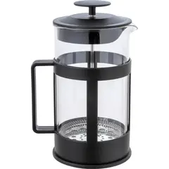 JUST HOME COLLECTION - Cafetera de Vidrio Francia Negra