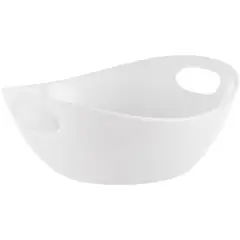 JUST HOME COLLECTION - Fuente con Asa Pequeña Blanco