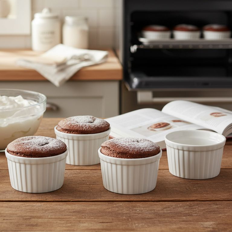 Set 4 Bowls Cerámica Blanco