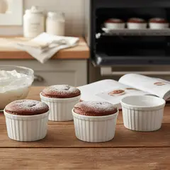 JUST HOME COLLECTION - Set 4 Bowls Cerámica Blanco