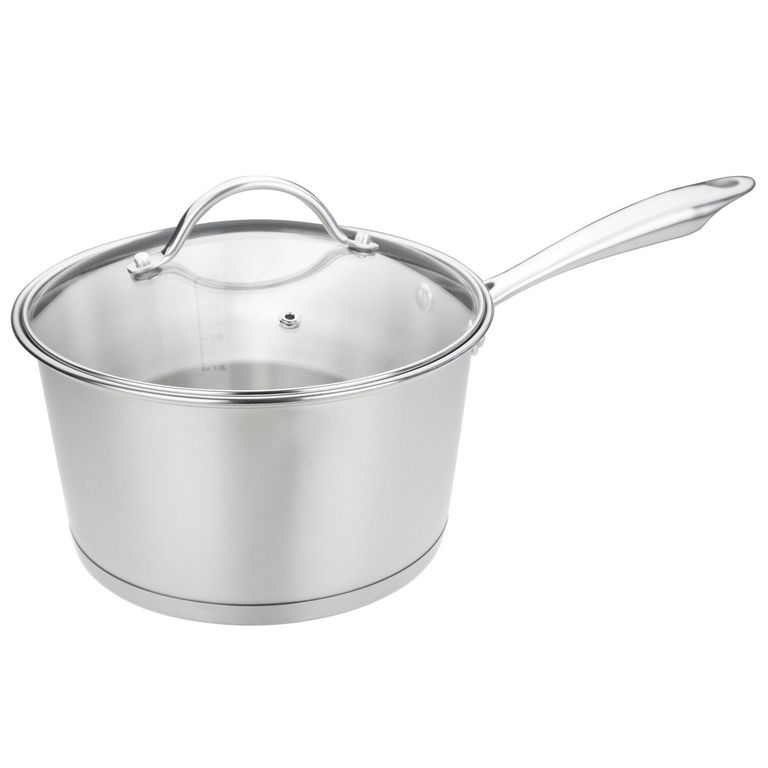 Perol Acero Con Tapa 20cm