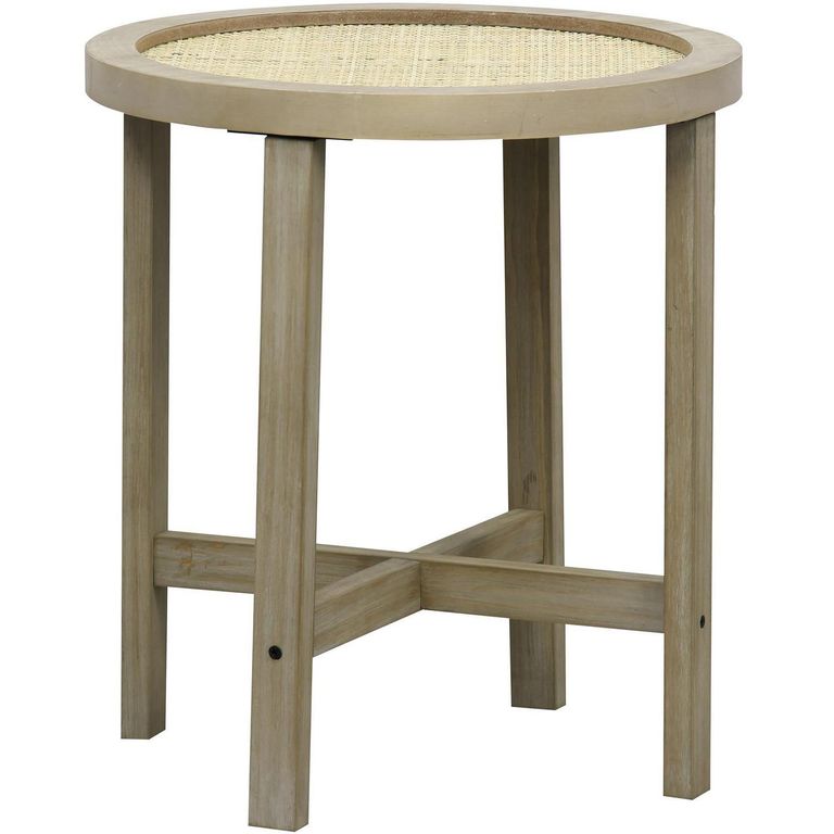 Mesa Lateral Rattan 40X40X40