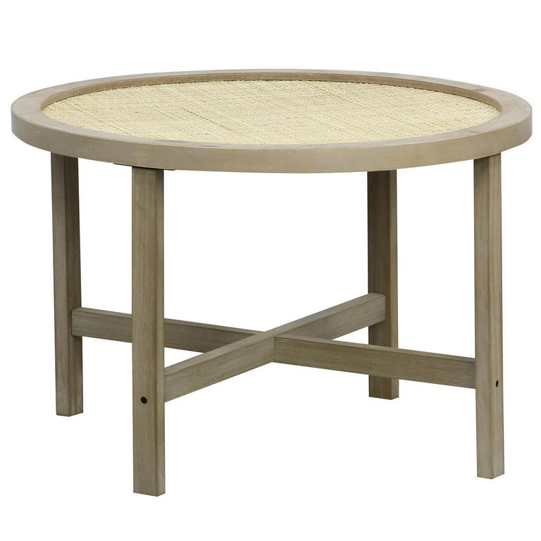 Mesa de Centro Rattan 60X60X44