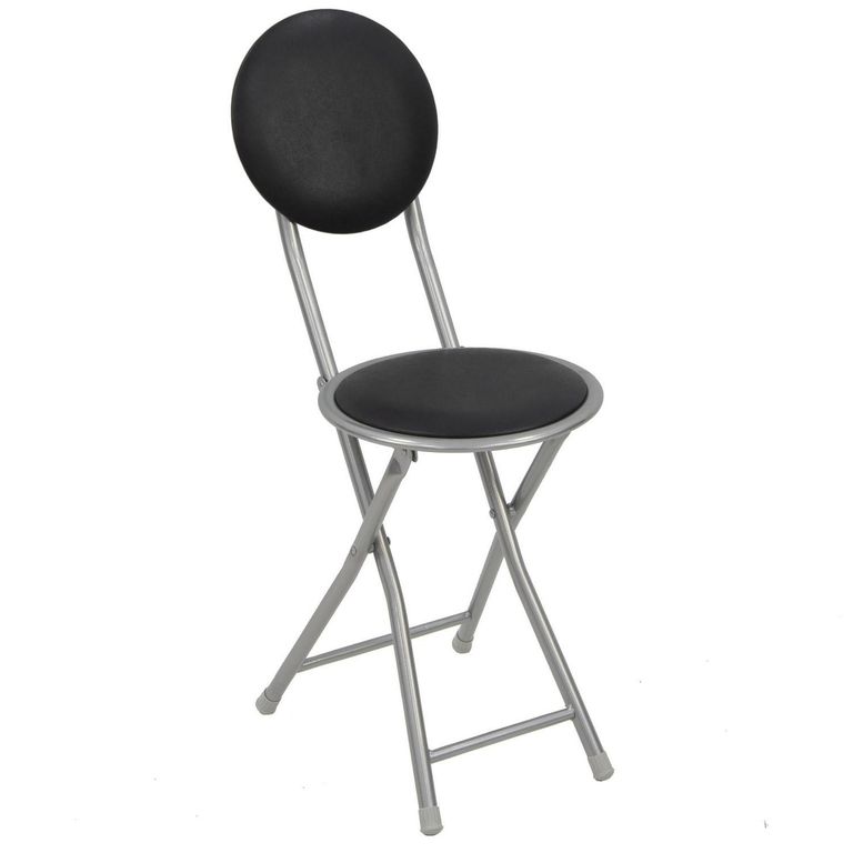 Silla de Comedor plegable Negro